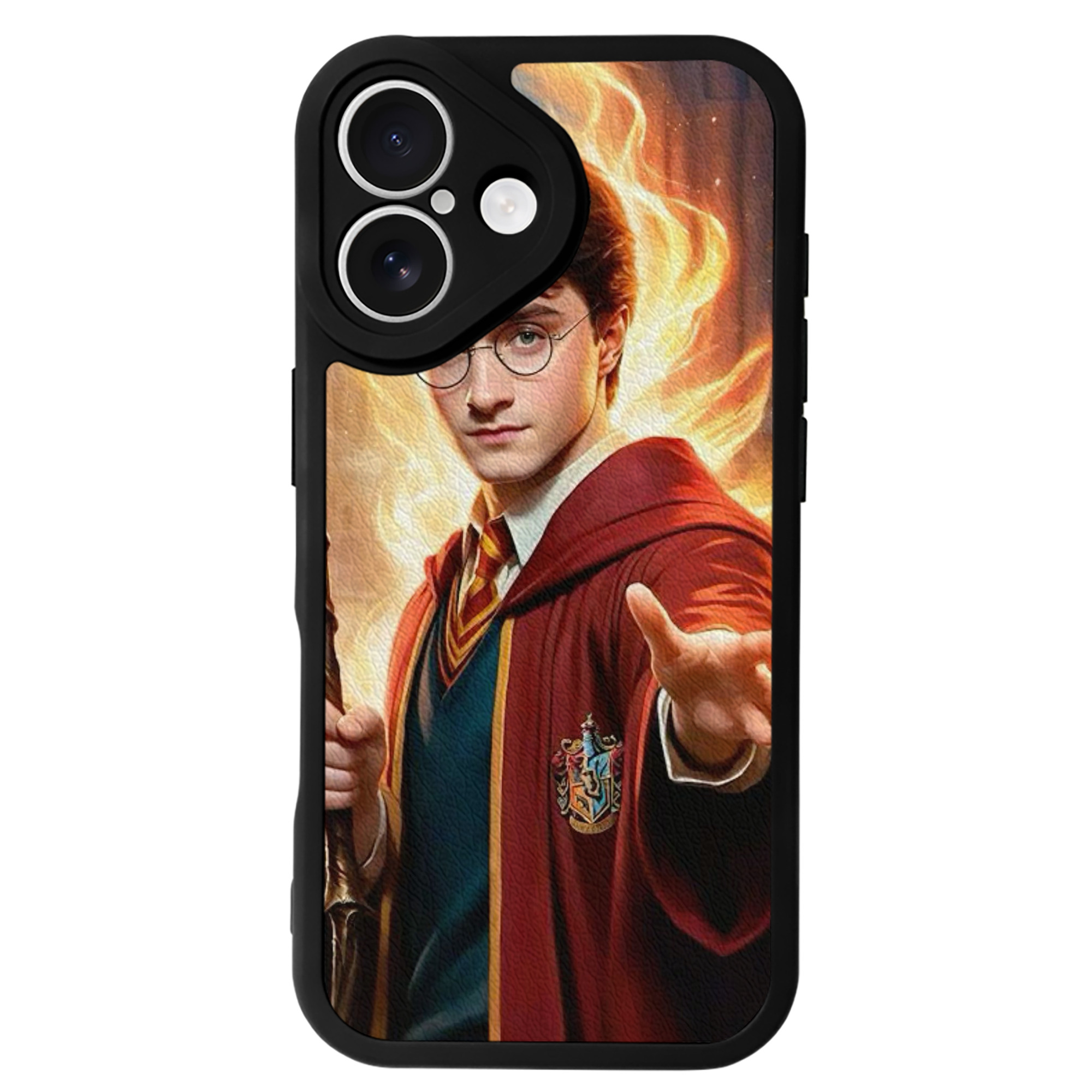（画像用） Harry Potter ハリー・ポッターシリーズ 【iPhone 16シリーズ対応】シリコンスマホケース（レザー調） 材質：シリコン